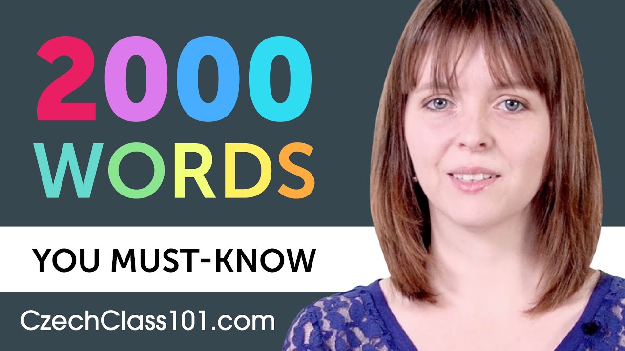 2000 Words Every Czech Beginner Must Know