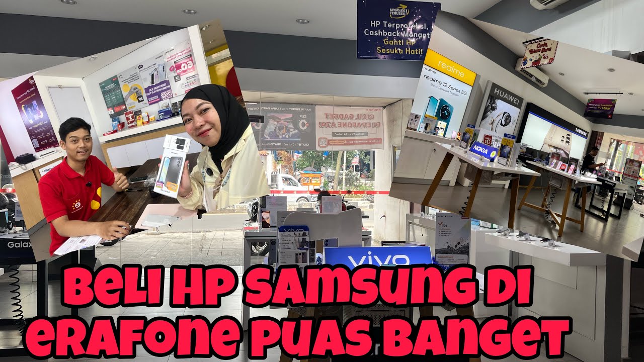 BELI HP SAMSUNG A16 DI ERAFONE, HARGA MURAH LANGSUNG UNBOXING💕🫶🏻🥳‼️