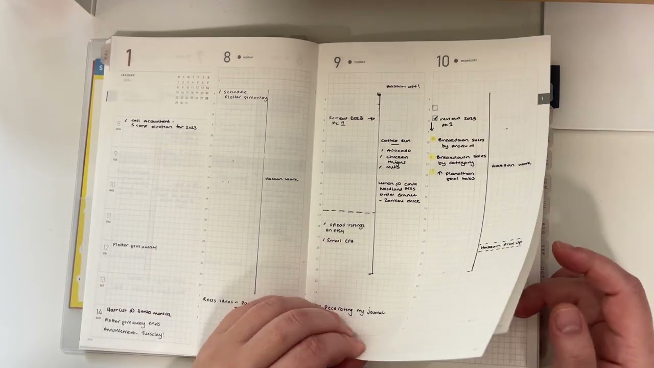 Take A Note A5 Planner Walk Flip Through