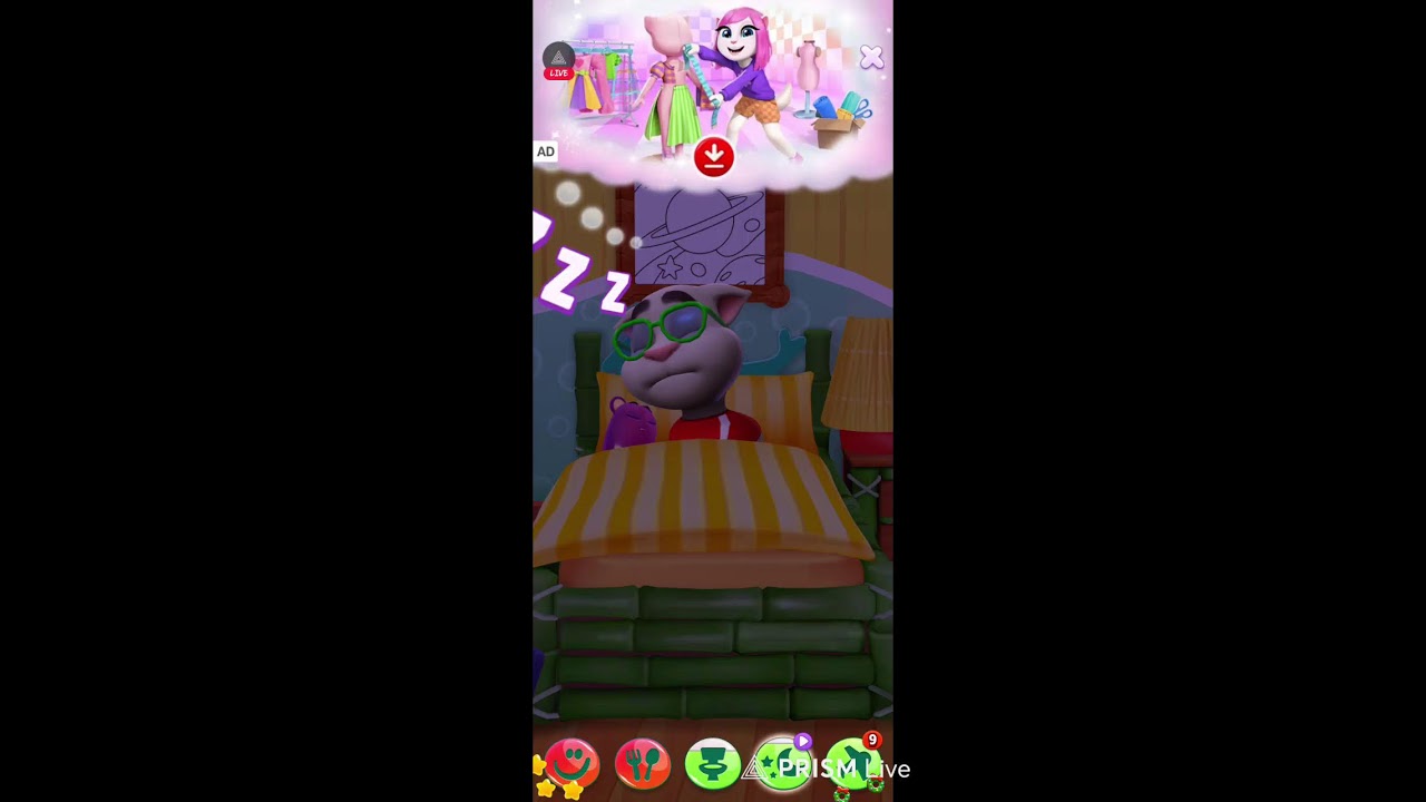 LIVE TALKING TOM #Gaming #Shortvideo #Funny