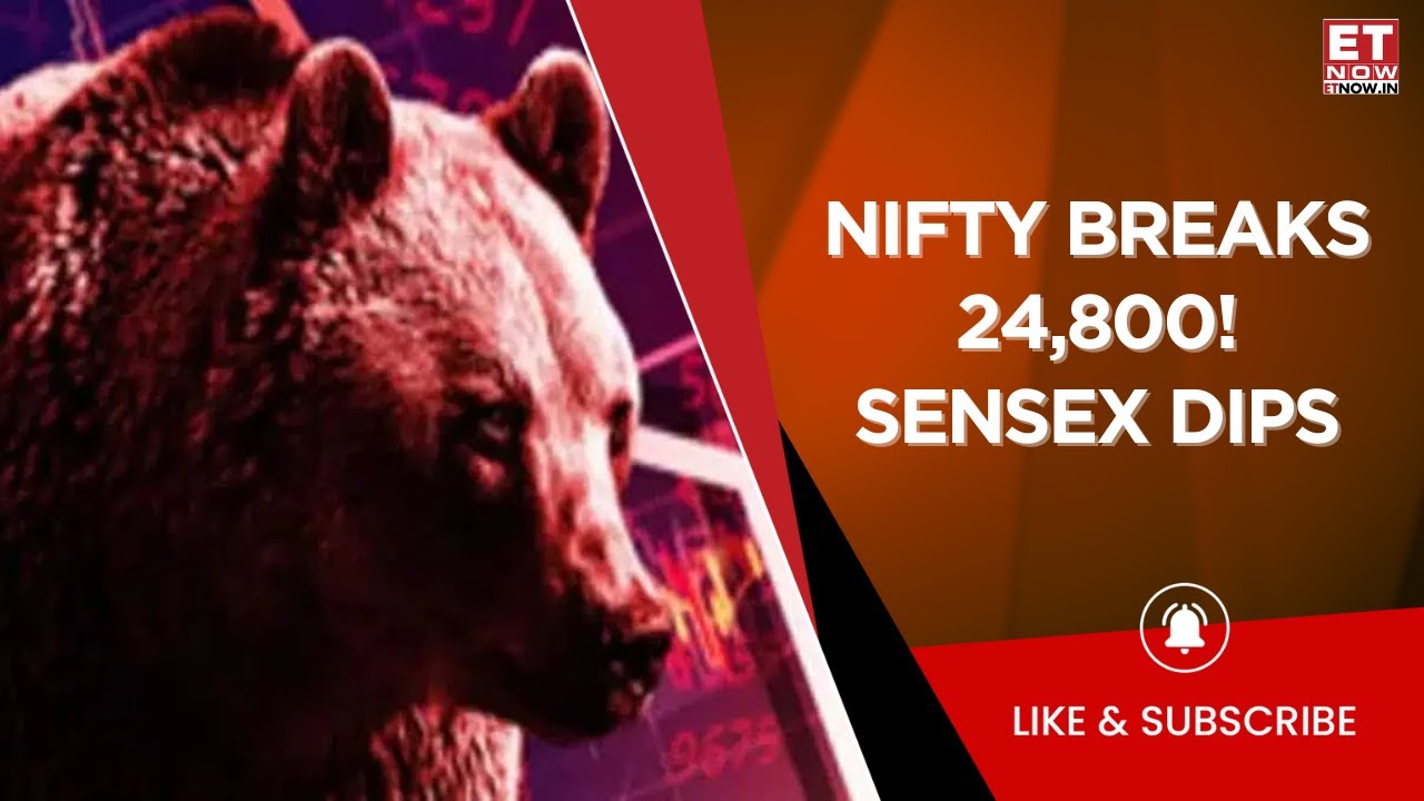Closing Bell: Sensex Settles 83 Pts Lower, Nifty Below 24,800; Adani Ports, Bajaj Finance Slip 2%