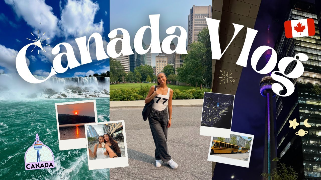 VLOG ROAD TRIP CANADA 🇨🇦 (Montréal, Toronto, Niagara, Mont-Tremblant, Québec-City, Tadoussac...)