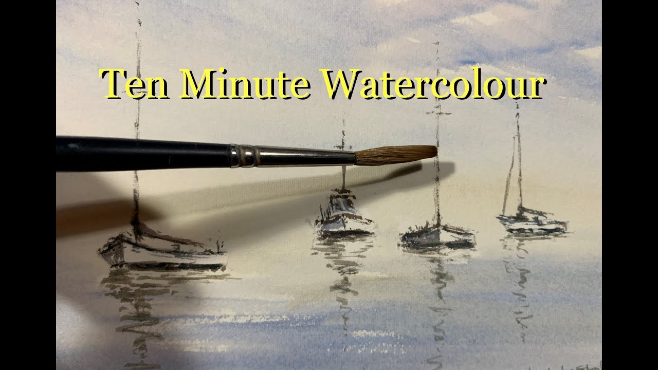 Ten Minute Watercolours - Boats