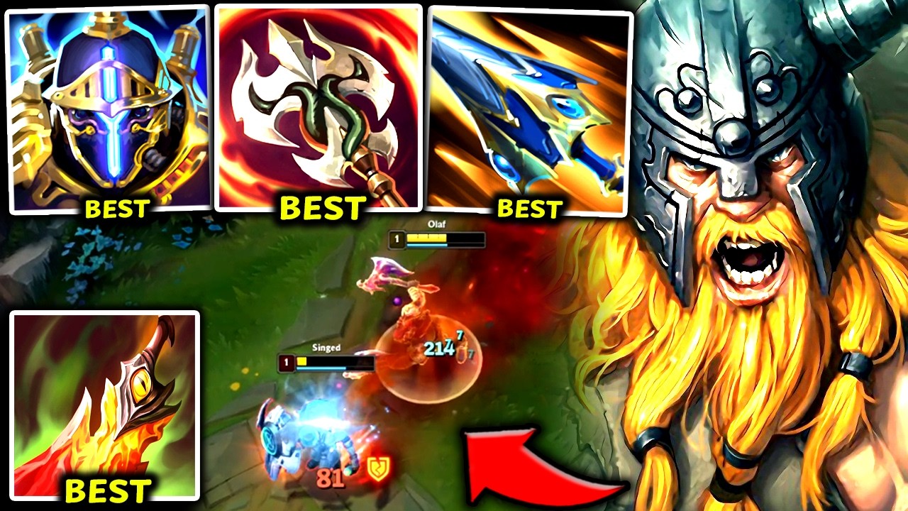 OLAF TOP IS 100% TOO BROKEN AT LEVEL 1 (YOU CANT LOSE🤣) - 2026 Olaf TOP Gameplay Guide