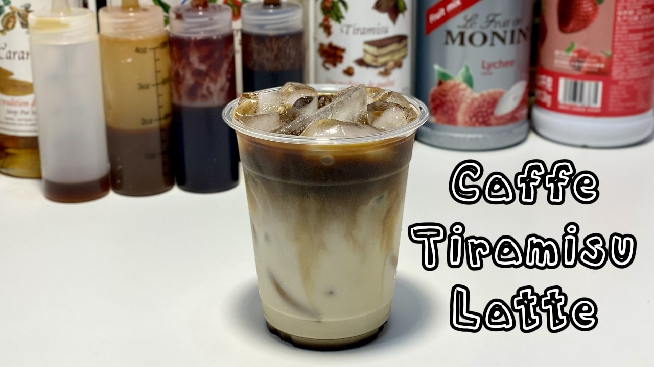 Cafe Vlog EP.1903 | Caffe Tiramisu Latte | Tiramisu Latte | Coffee Tiramisu