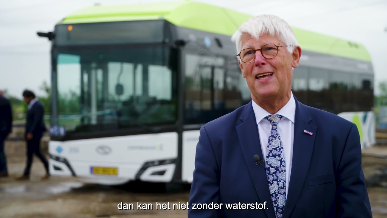 Start bouw waterstoftankstation| Provincie Zuid-Holland