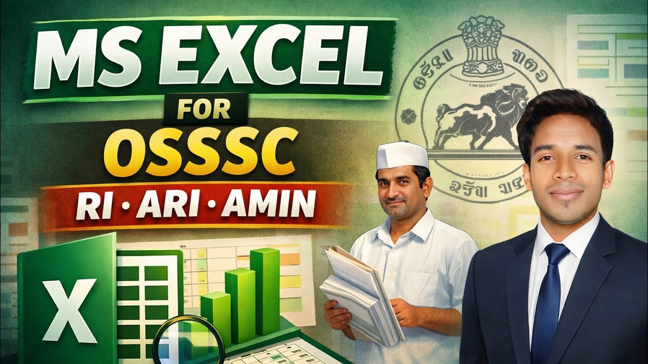 MS EXCEL FOR OSSSC, RI, ARI, FORESTER, #computer#osssc#exam#exampreparation #generalknowledge#gkquiz