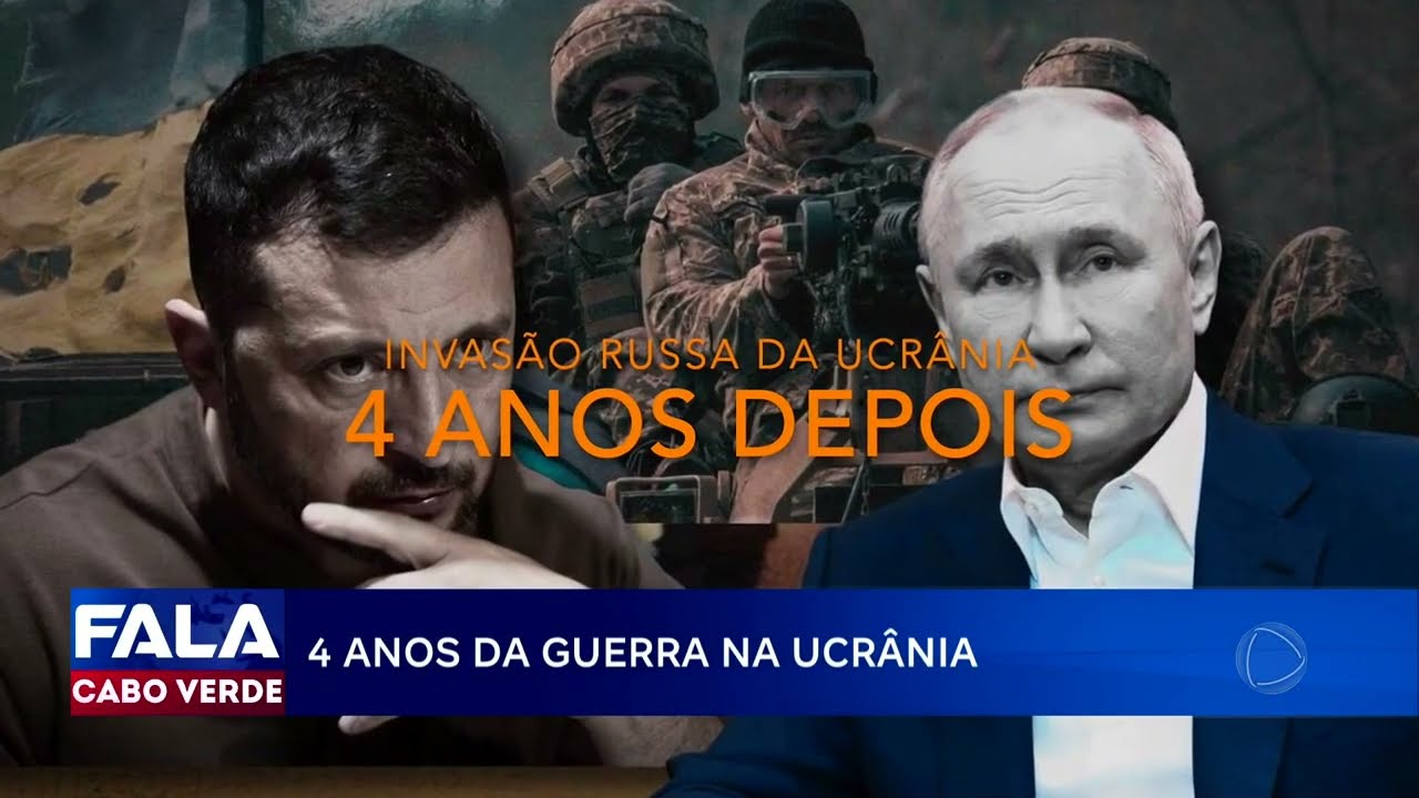 Guerra na Ucrânia faz 4 anos com milhares de mortos | Fala CV - Internacionais