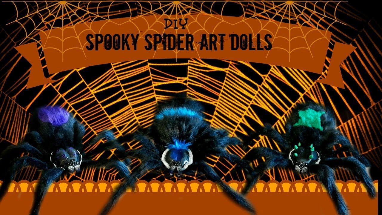 Posable Halloween Spider tutorial