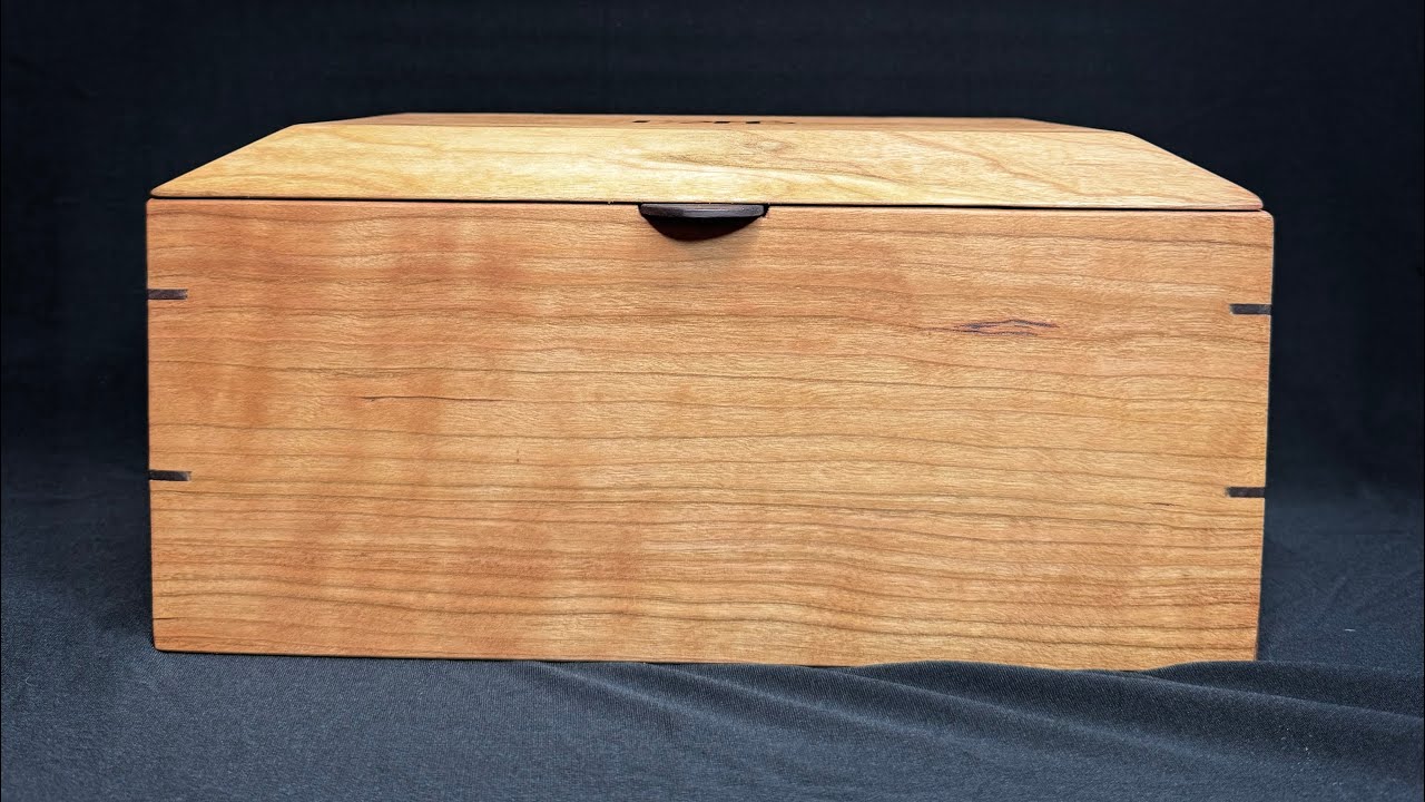 ASMR Wood working | Cherry wood jewelry box