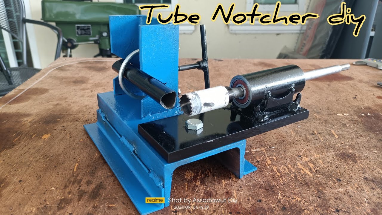 Homemade tube notcher diy