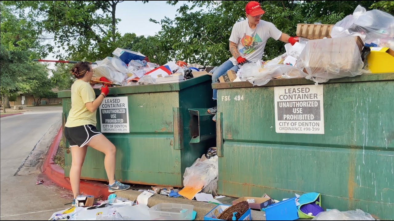 This School's Dumpster was FULL of Classroom & Teaching Supplies!