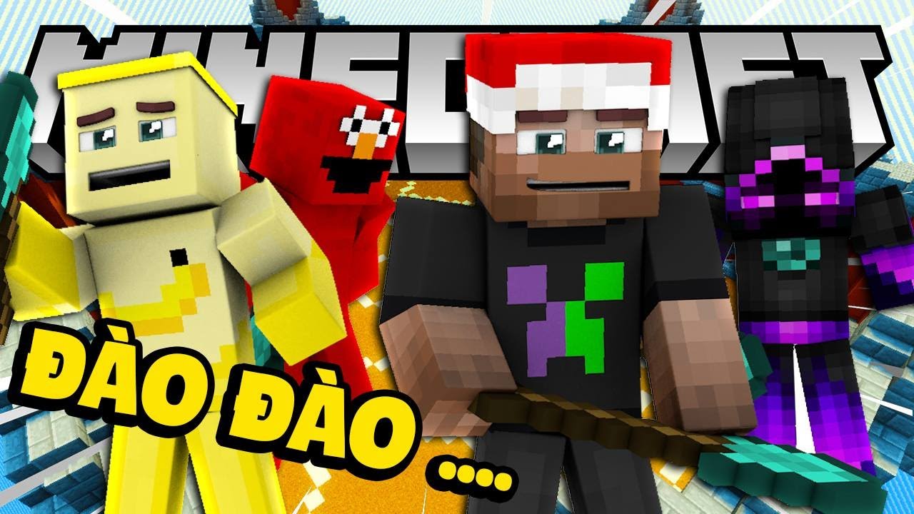 BIỆT ĐỘI ĐÀO MỎ - Minecraft Snow Spleef Arcade Games