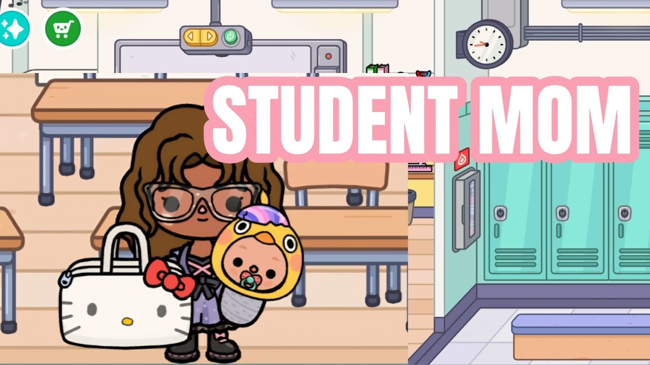 [Vid5]I am a Student MOM🙂‍↔️🤱🍼 #tocaboca #game #kids #viral