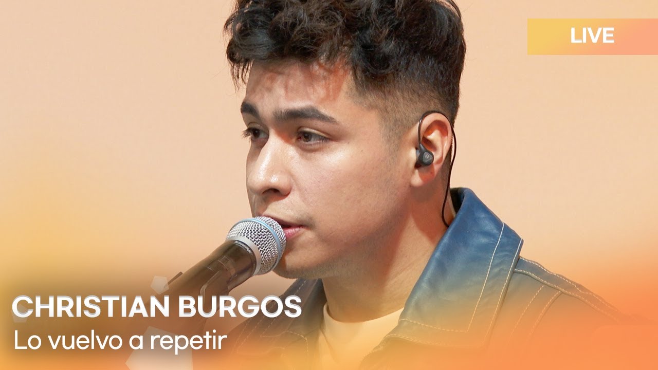 CHRISTIAN BURGOS (크리스티안 부르고스) -Lo vuelvo a repetir(내가 네게 바란 한가지)| K-Pop Live Session |Culture Crunch