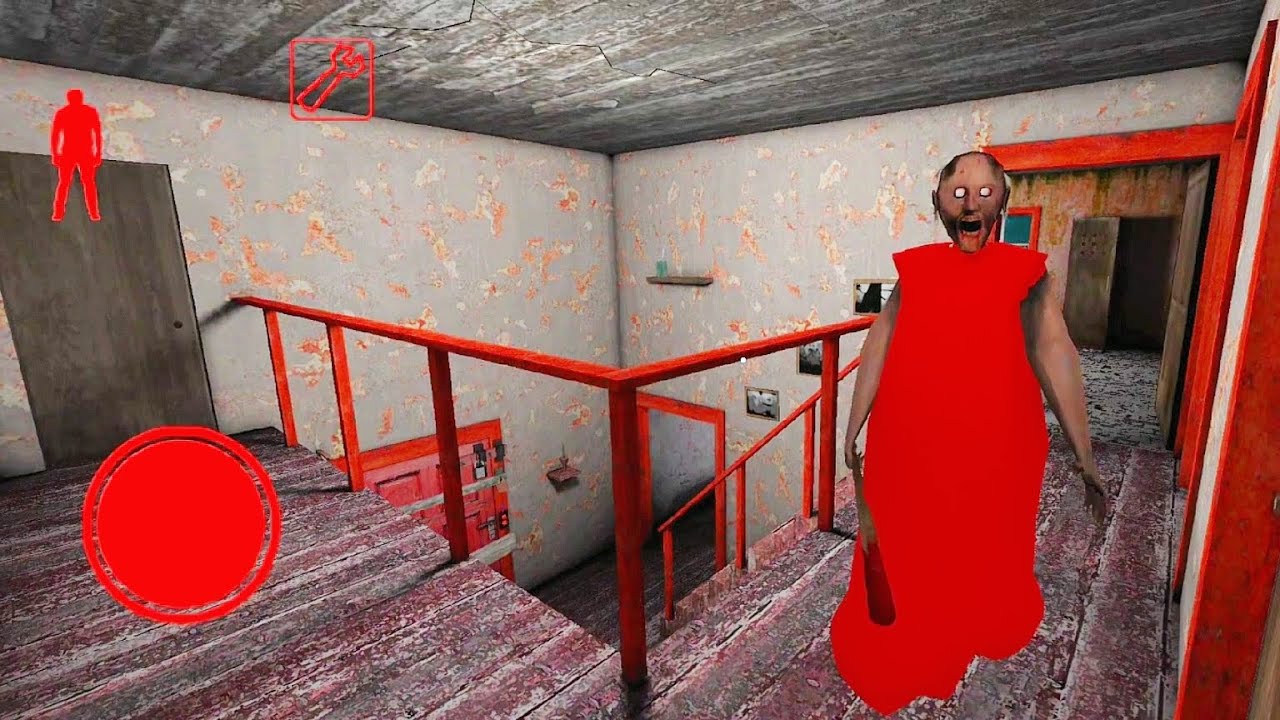 Granny Game Horror Escape Gameplay | Red Granny 😱 Ep07 #viralvideo