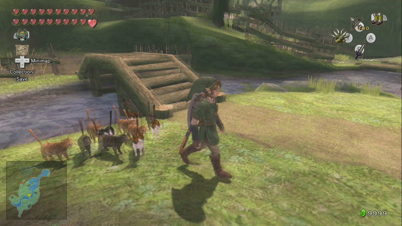 Twilight Princess HD but with more cats