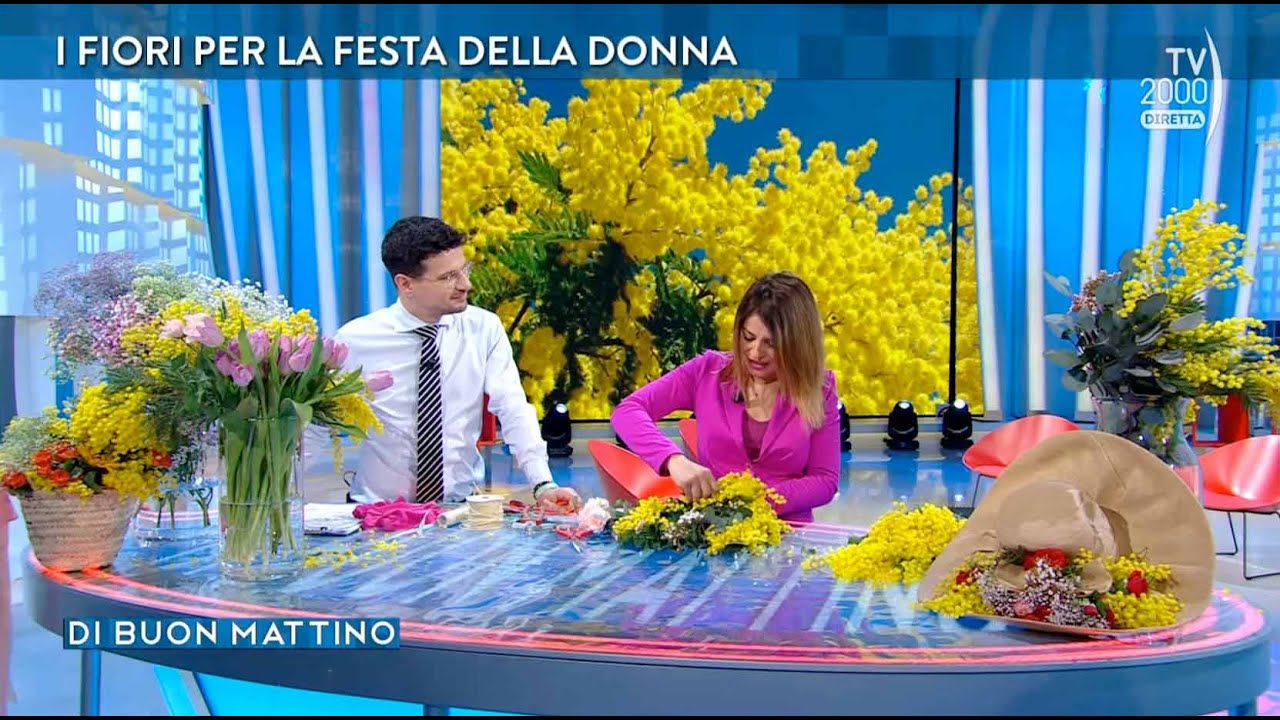 Di Buon Mattino (Tv2000) - I fiori per la Festa della Donna