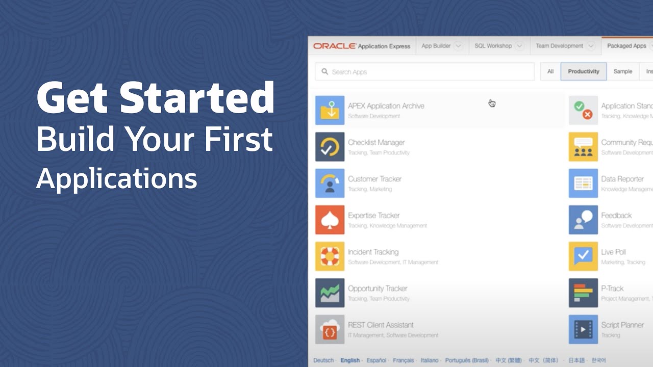 Getting Started  - Building Your First Applications