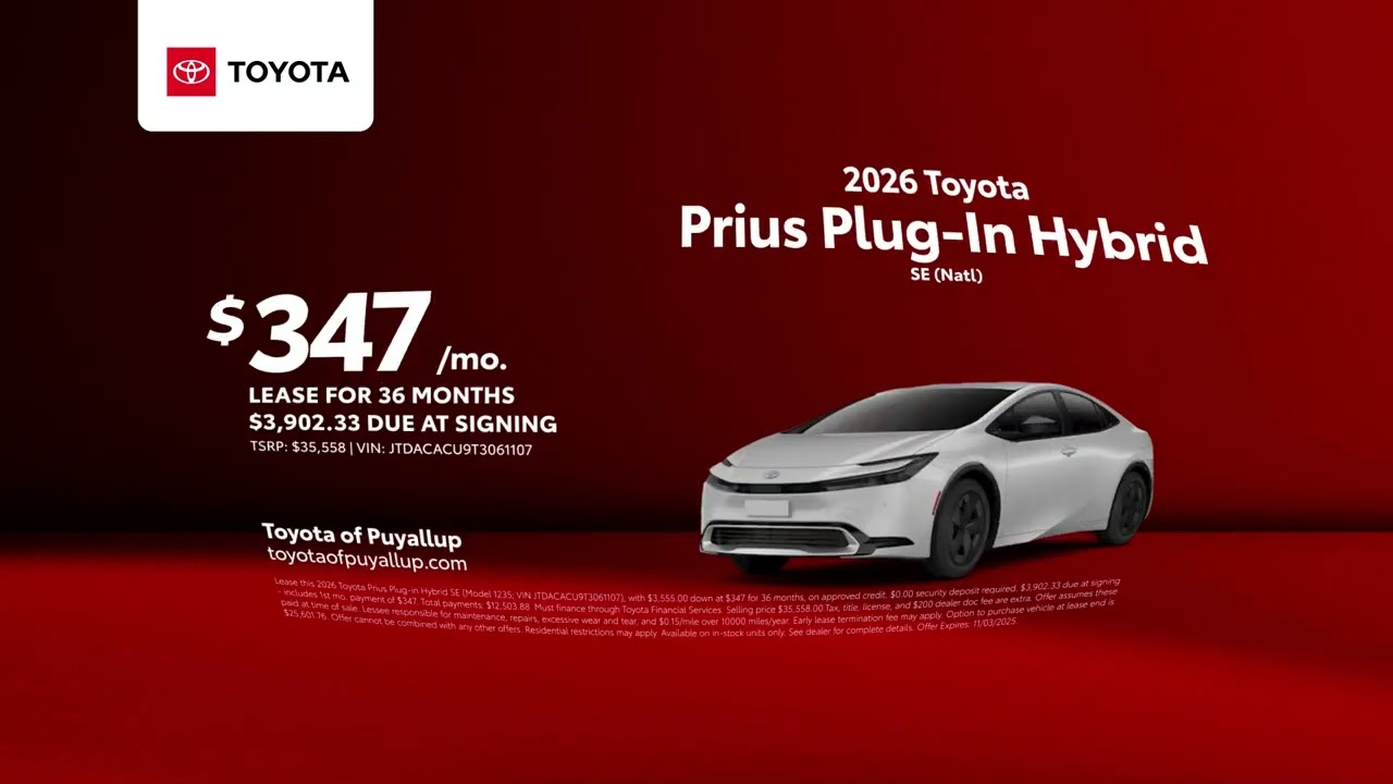 Toyota Prius Plug-In Hybrid 10/14/2025 6292568