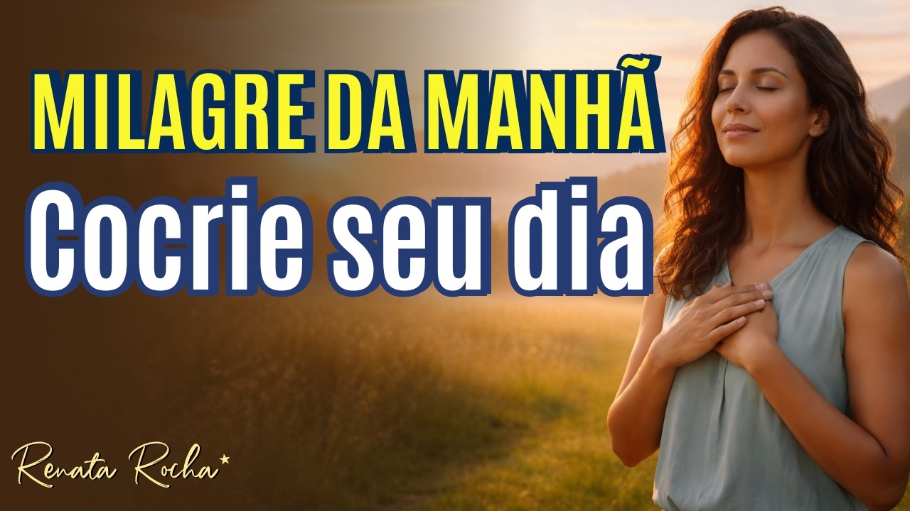 MILAGRE DA MANHÃ - COCRIE O SEU DIA - VISUALIZAÇÃO E AFIRMAÇÕES POSITIVAS