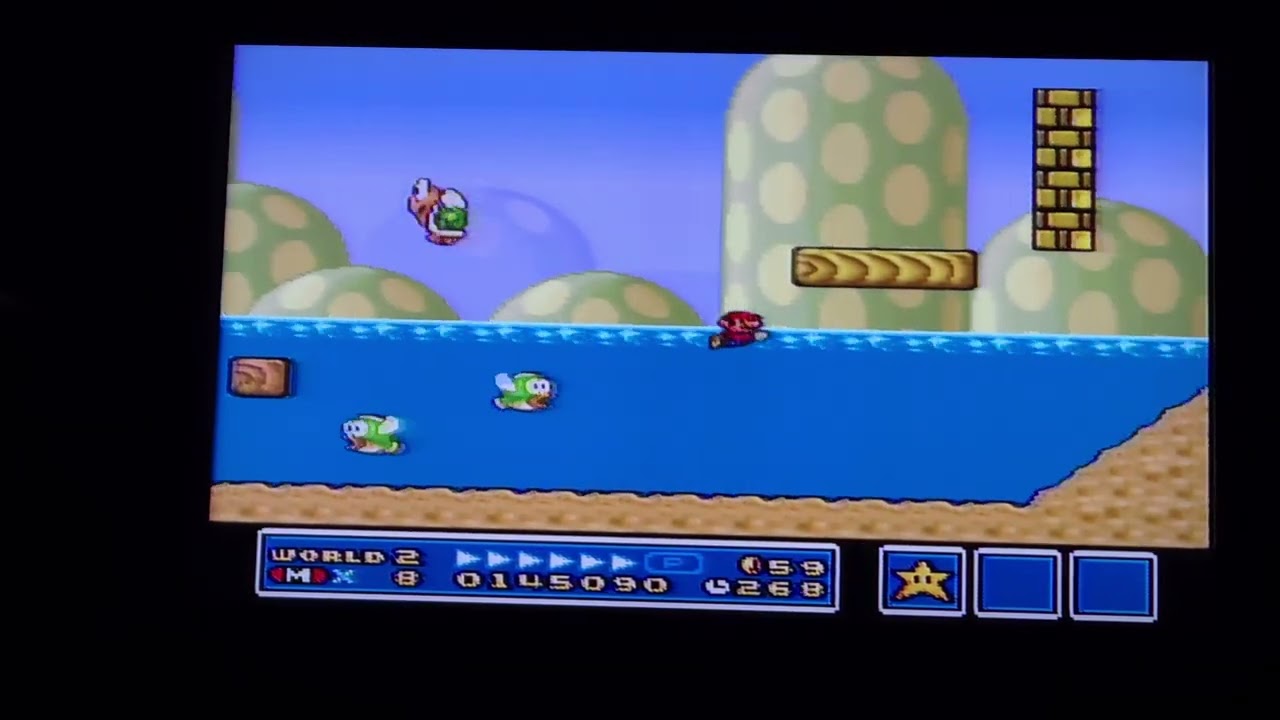 Part Of My Warm Up To The Super Mario World Video (Super Mario Bro 3 *Mario All Stars Version*)