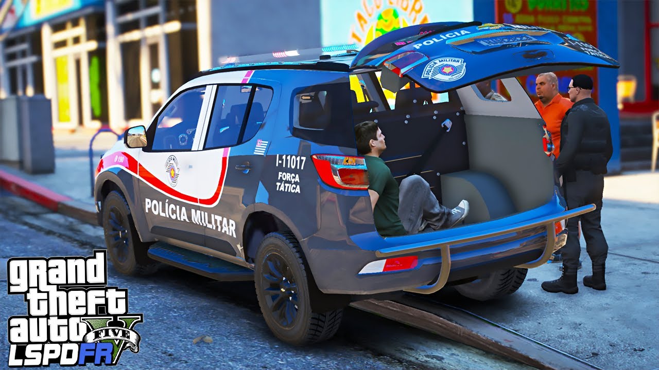 QUEM VER CARA NÃO VER CORAÇÃO FORÇA TATICA EM AÇÃO! - PMESP - GTA 5 ROTINA POLICIAL