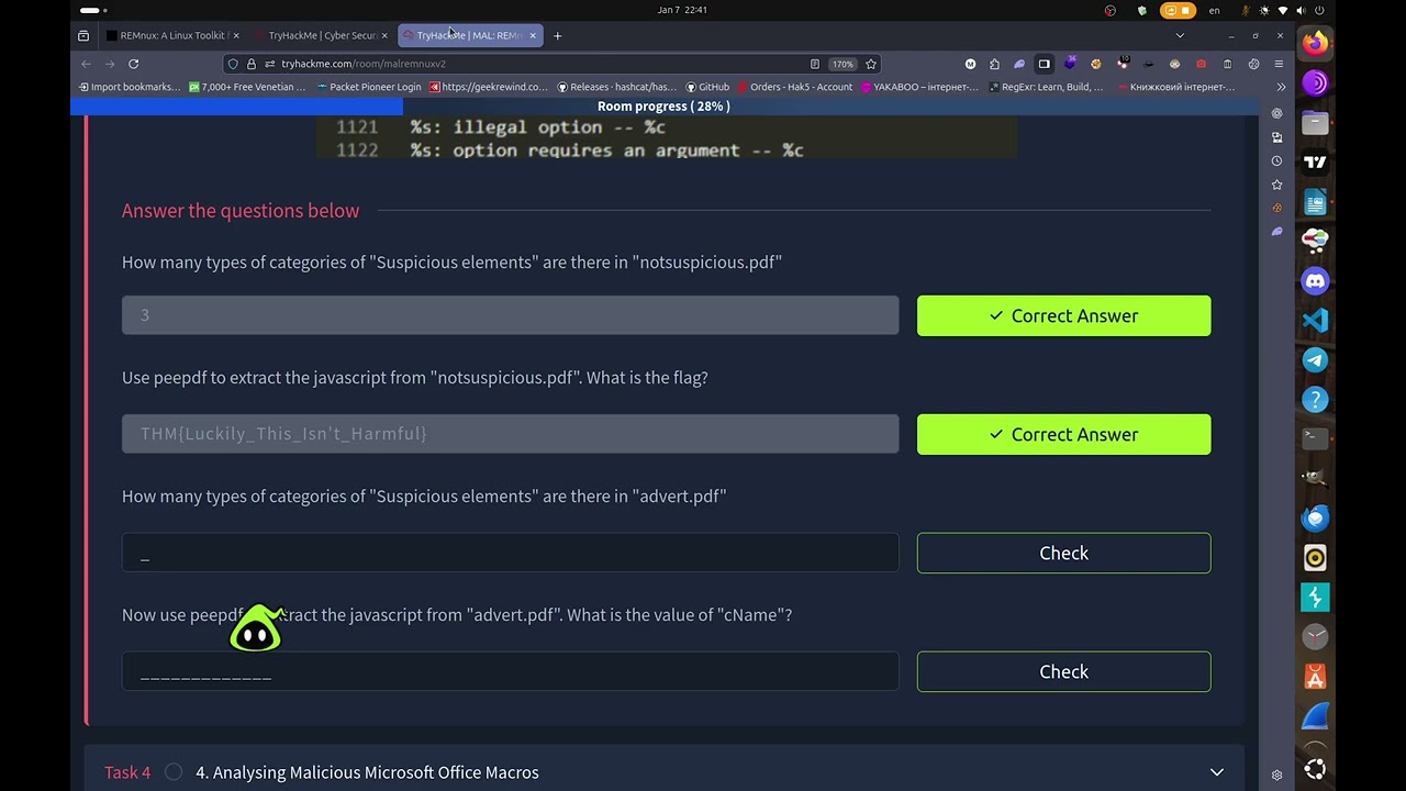 MAL: REMnux - The Redux TryHackMe WalkThrough