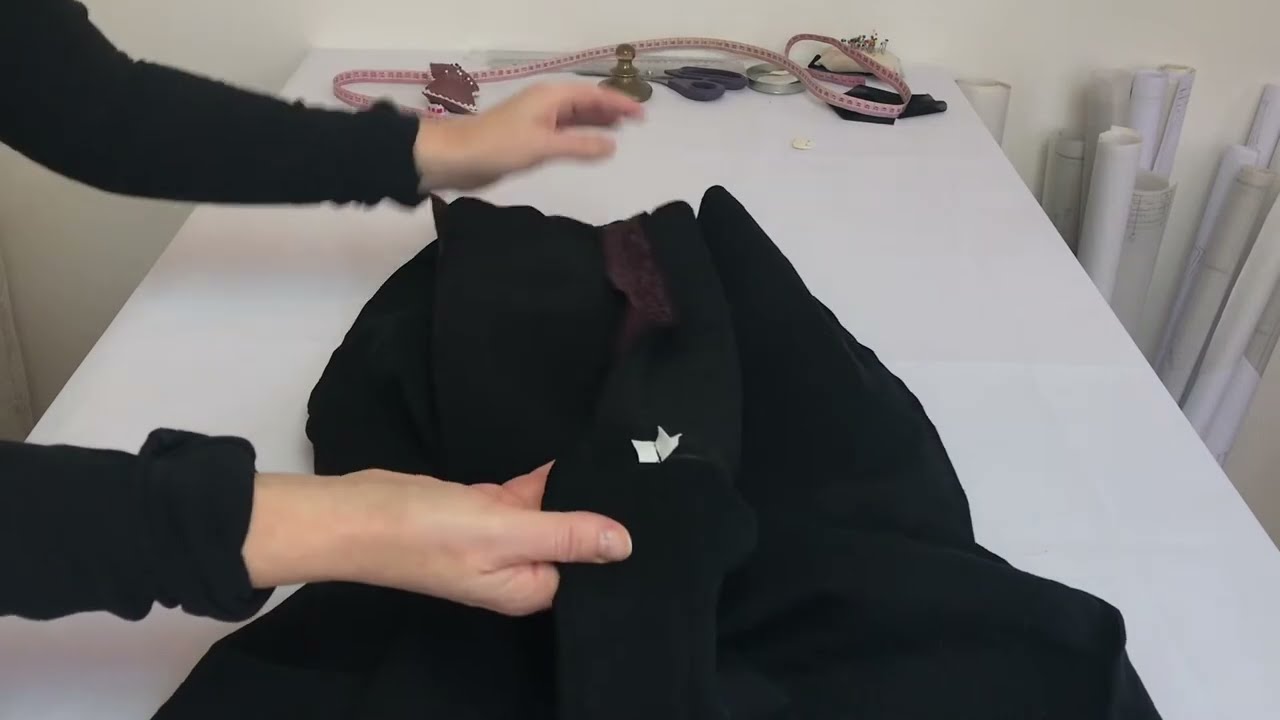 Jak ušít rozparek na sukni č.1