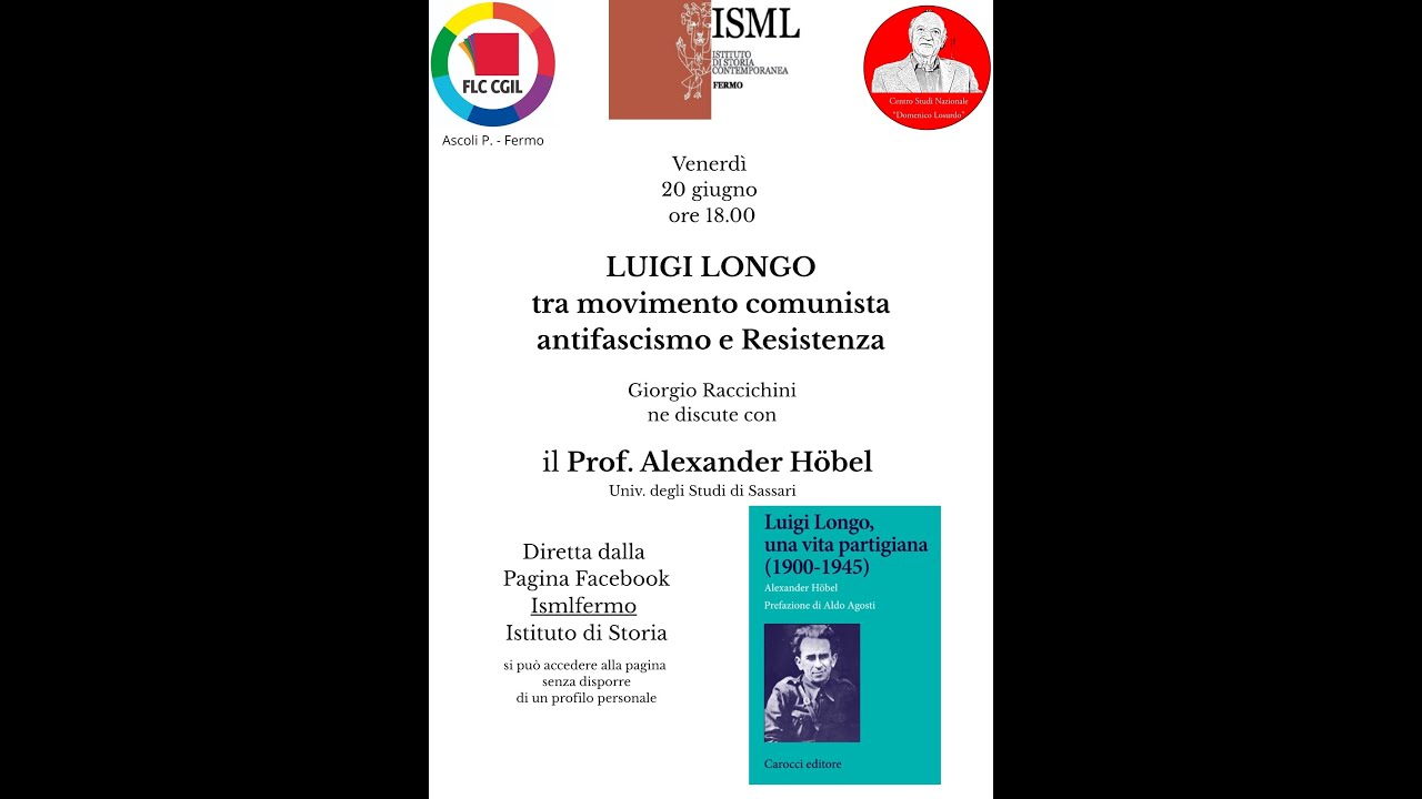 Luigi Longo tra movimento comunista antifascismo e Resistenza