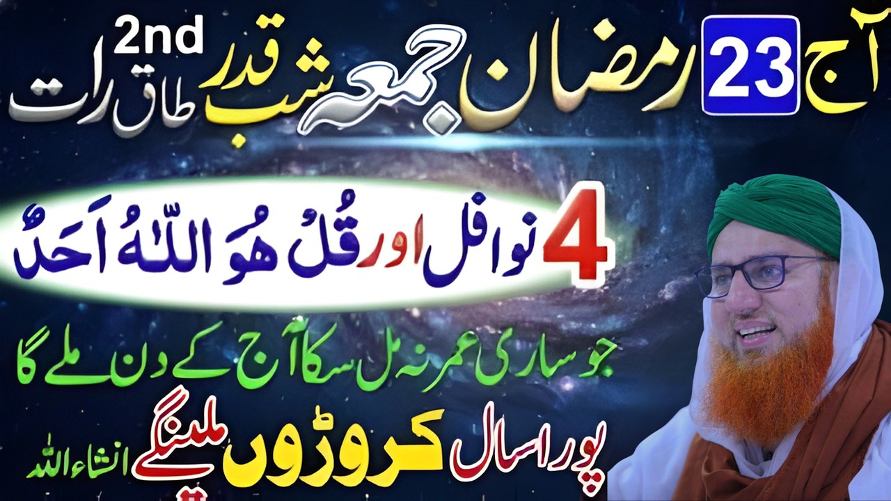 Huzoor ﷺ Ka Bataya Hua Jumma Ka Amal | Badnaseeb Hai Jo Jumma Ko Yeh Amal Nahi Karta