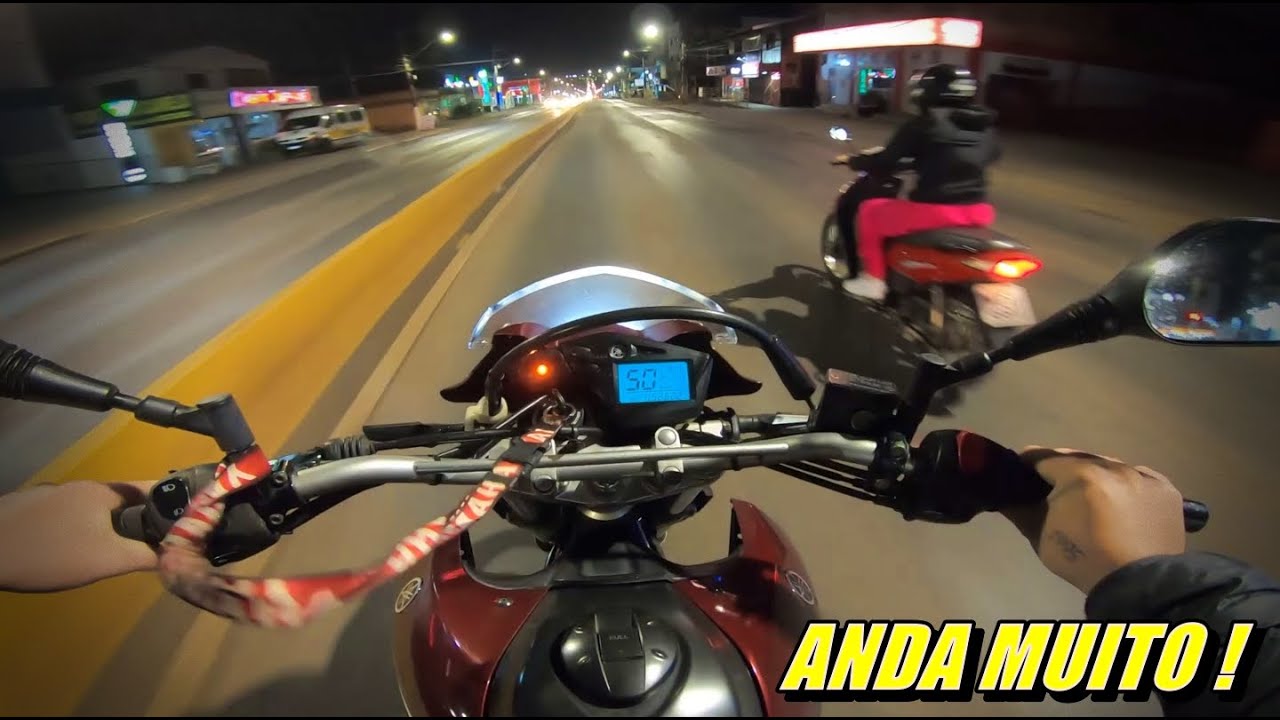XT 660 CAUSA ATÉ NO ROLÊ NOTURNO !