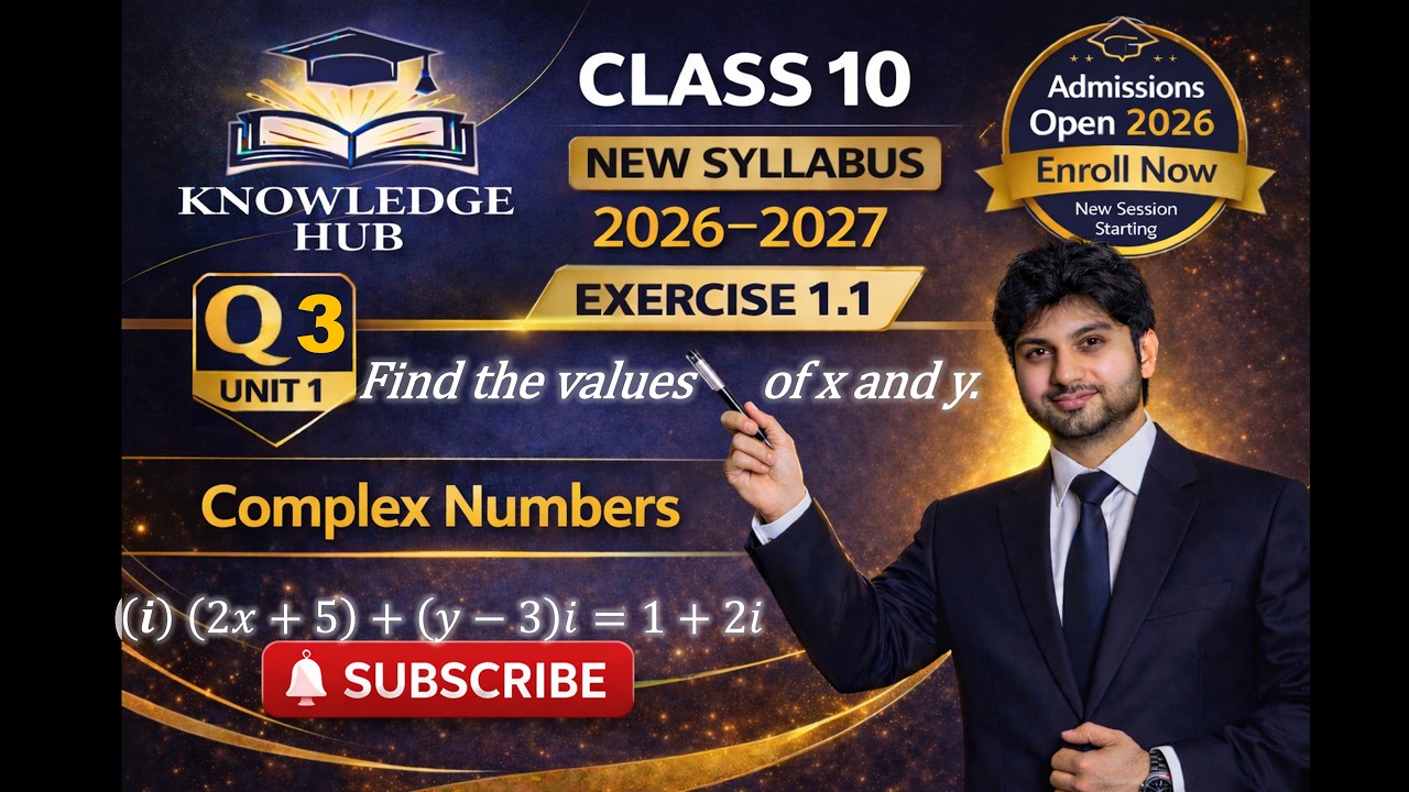 10th Class Maths New Book 2026 Exercise 1.1 Question 3