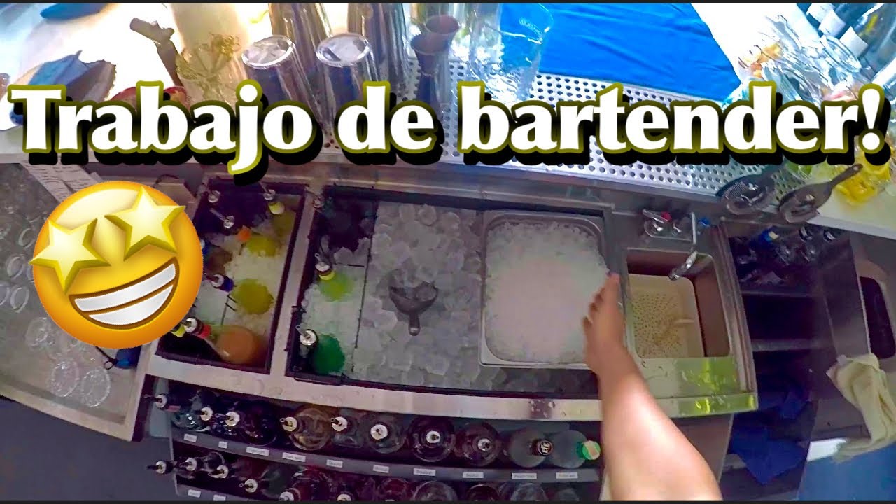 🍸COMO realizar GIN TONIC + NEGRONI 🥃 #gopro BARTENDER TRABAJANDO