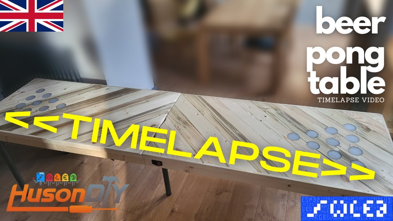 [TIMELAPSE] How to Build a Beer Pong Table | Huson DIY | Awesome Timelapse Build of Beer Pong Table