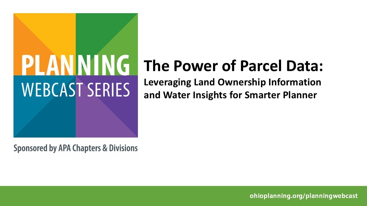 The Power of Parcel Data: Leveraging Land Information and Water Insights for Smarter Planning