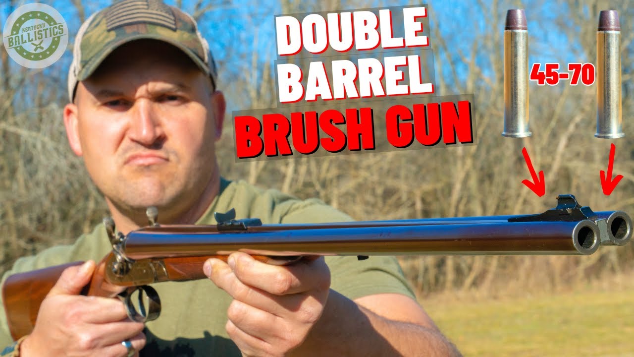 The Double Barrel Brush Gun (45-70 Double Barrel Rifle !!!)