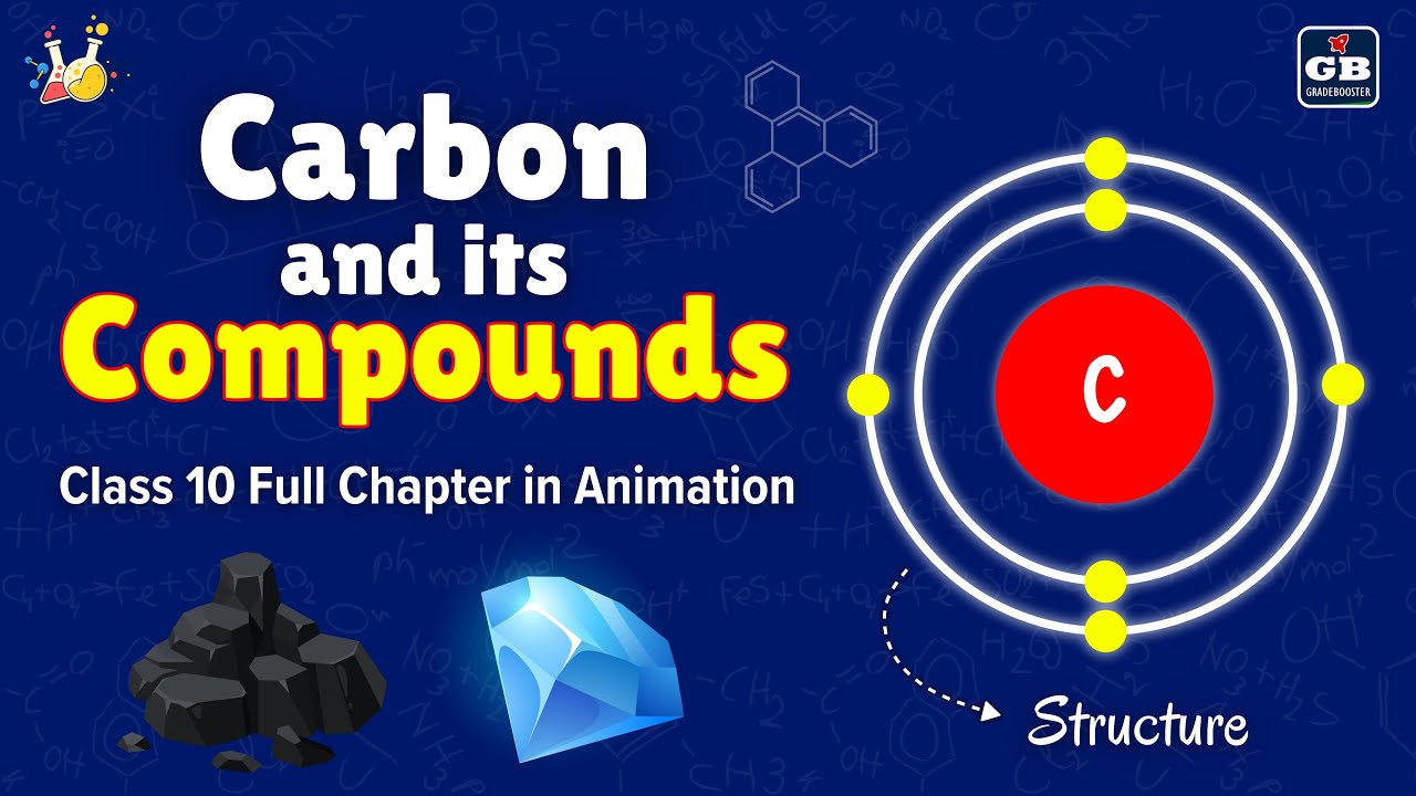 Carbon and Its Compounds Class 10 Chemistry | Full Chapter Easy Explanation | GradeBooster