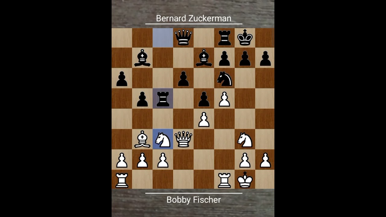 Bobby Fischer vs Bernard Zuckerman • USA Championship 1965 | Classic