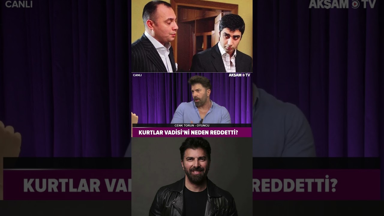 Cenk Torun Kurtlar Vadisi'nde hangi rol&uuml; reddetti? #shorts #kurtlarvadisi