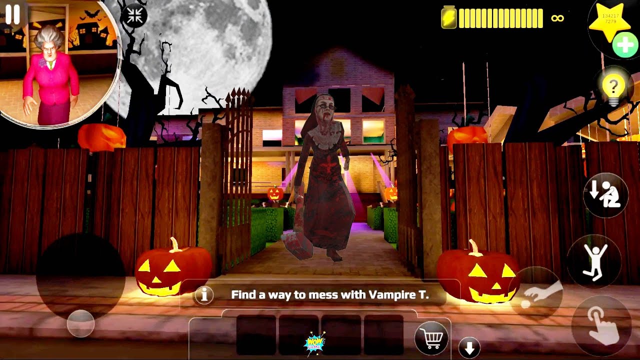 Scary Teacher 3D - Bat Romance Miss T vs Evil Nun Enter The House