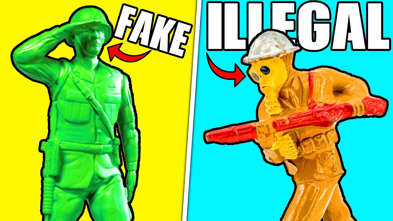 I buy ILLEGAL ARMY MEN Toy Soldiers...