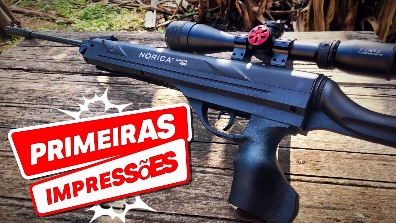 Carabina Norica Omnia ZRS  -  g&aacute;s ram 60kg sem recuo..ela parece pcp 🎯