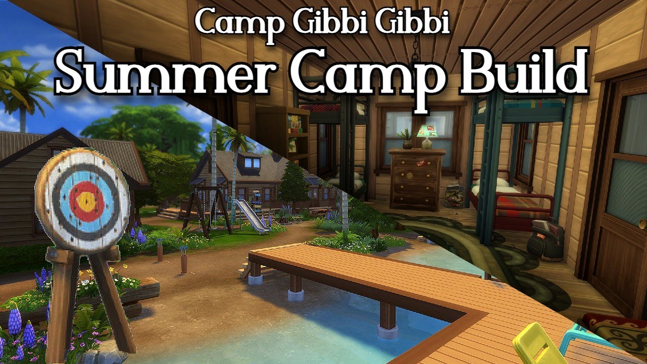 Rebuilding Camp Gibbi Gibbi! : Sims 4 Speedbuild