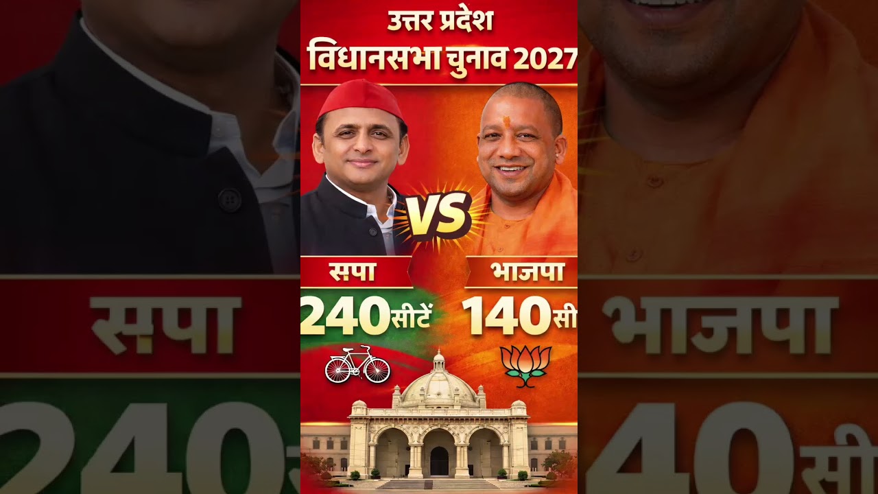 UP Election 2027 Opinion Poll BJP vs SP vs INC | Who will become the Chief Minister? #uttarprades...
