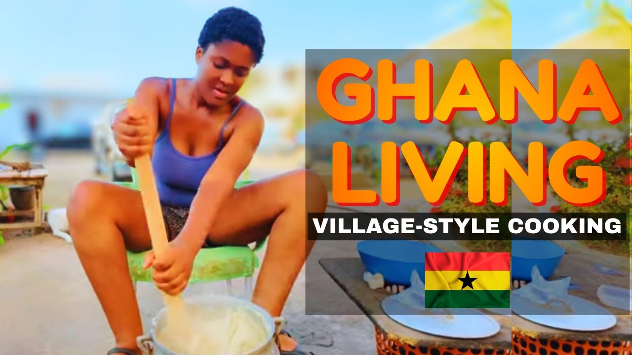 Meal Prep for Family of 6 | Ghana Weekly Vlog | African VILLAGE style cooking