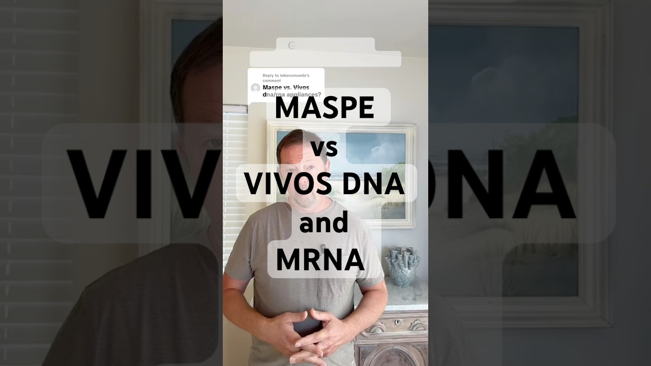 When should you use a MASPE Appliance for expansion vs VIVOS DNA and mRNA ￼#vivos #maspe #marpe