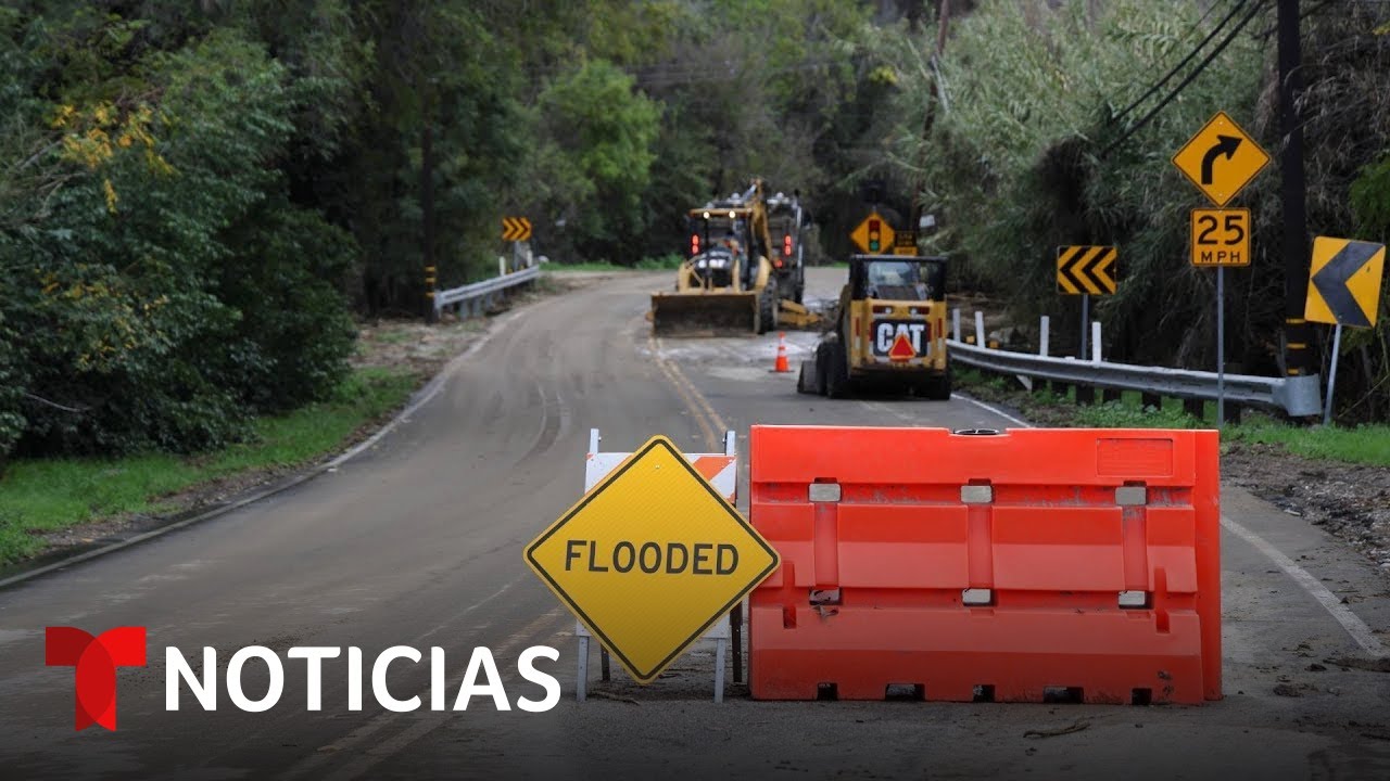 California se mantiene en alerta, entre torrenciales lluvias, incendios y más | Noticias Telemundo