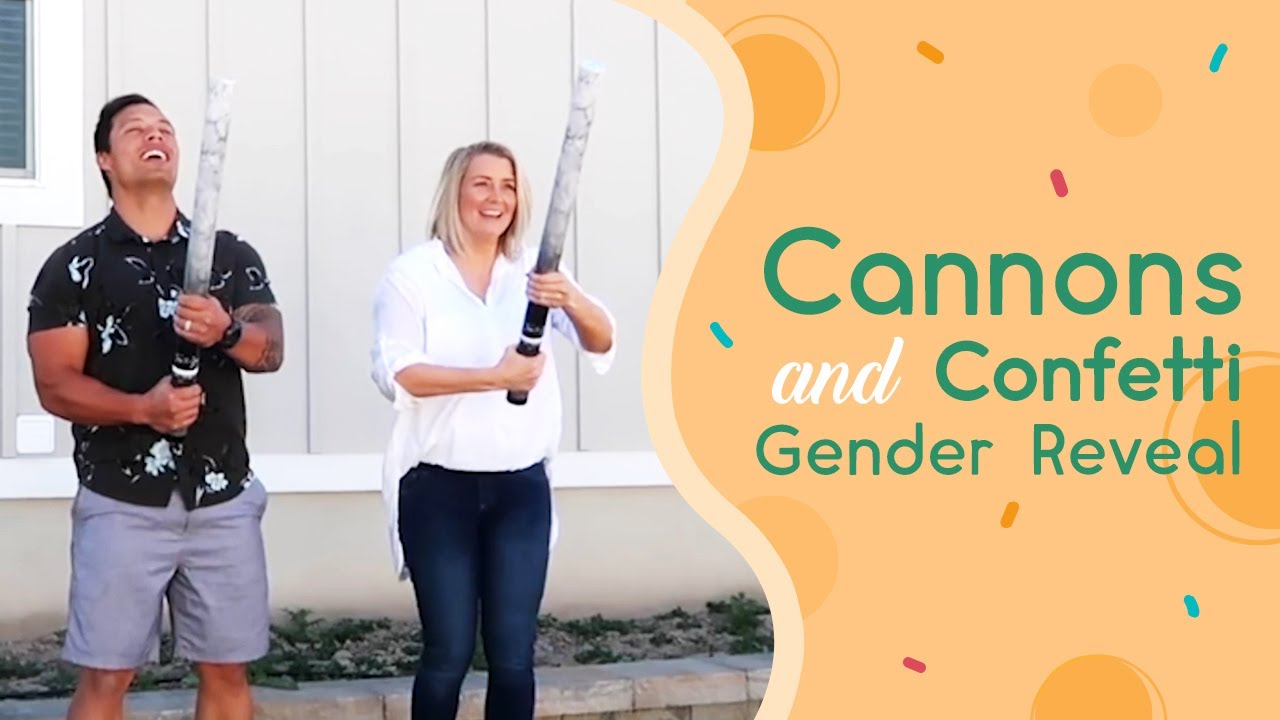Cannons and Confetti Gender Reveal