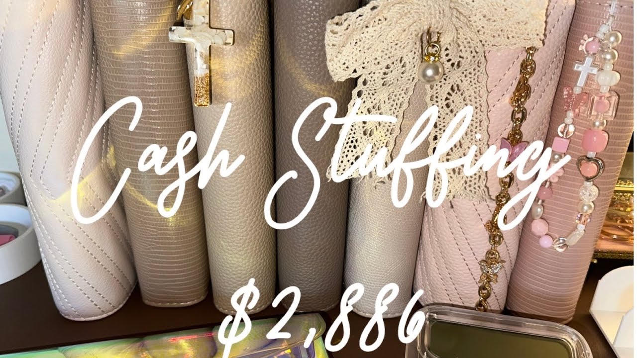Cash Stuffing $2,886 || February Paycheck #cashstuffing #cashstuffingenvelope #savings 